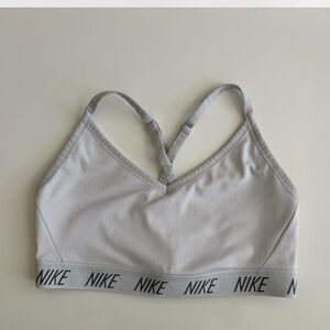 Nike Light Gray Sports Bra